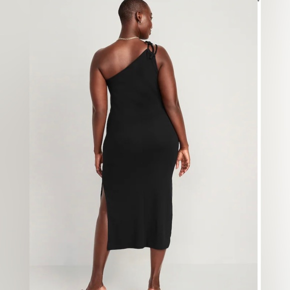 **NEW** Fitted One-Shoulder Midi Dress Sz 4X - Picture 6 of 8